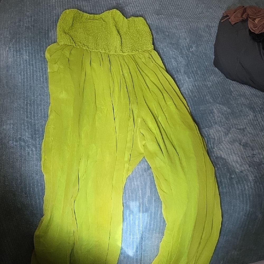 Lime Green Women's Jumpsuit